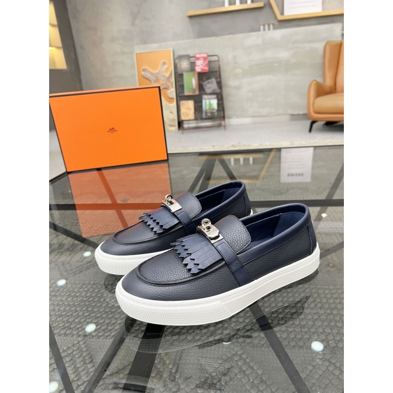 H**mes leather shoes